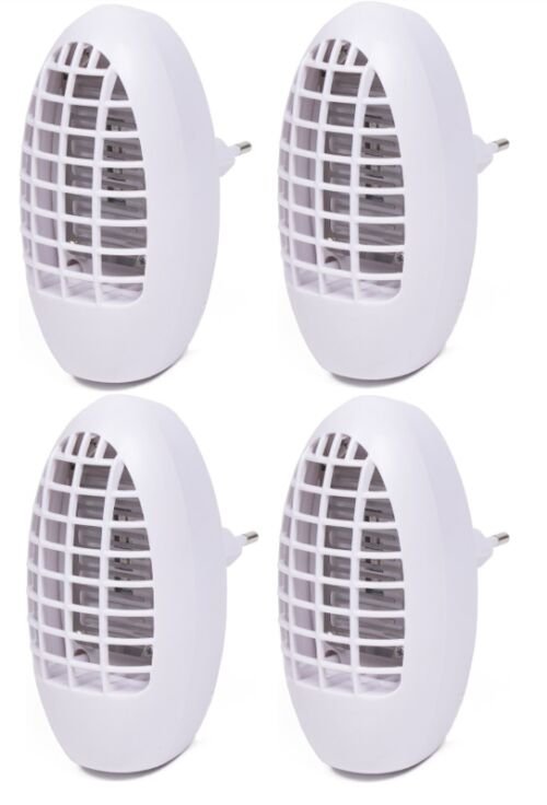 Benson Bellson Plug-In Anti-muggenlamp - 4 STUKS - insecten - UV-licht - Voor in het stopcontact