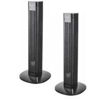 Bestron Towerventilator - 2 stuks - 50W Zwart 80cm