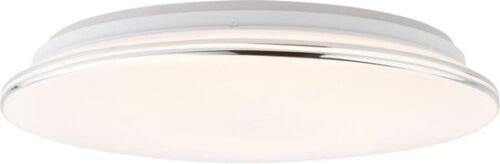 Briljant Plafondlamp 40cm wit / chroom MET afstandsbediening