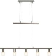 Briljant Hanglamp 5-lichts ijzer / chroom -450lm