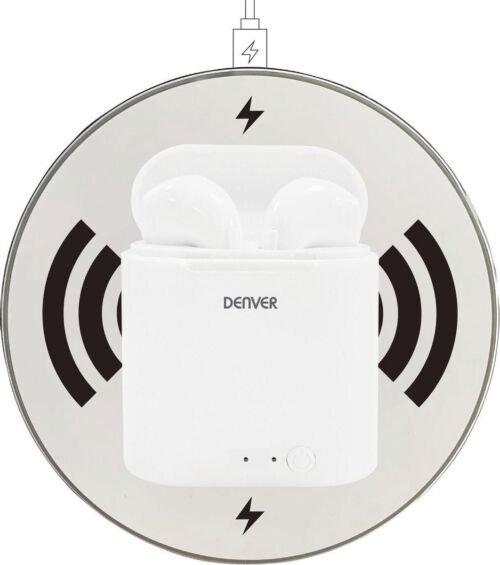 Denver Draadloze Oordopjes met QI charger - Bluetooth Oordopjes - Belfunctie - Draadloze Oortjes- - TWQ40P