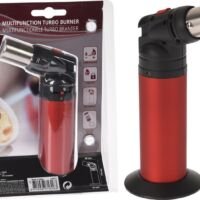 Jet Flame - Creme brulee brander - met vlamslot - Rood