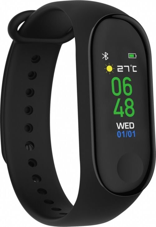 Denver BFH-240 - Activity Tracker - Fitnessband - Hartslagmeter - Bloeddrukmeter - Afstandmeter - Stappenteller - Zwart