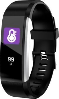 Denver BFH-16 -  Activity Tracker - Fitnessband - Hartslagmeter - Afstandmeter - Stappenteller - Zwart