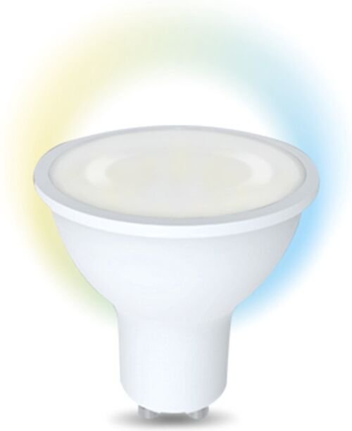 Denver SHL-440 -  - Wifi LED lamp - GU10 - Wit licht - Dimbaar - Tuya compatible - Denver Smart Home App - Bedienbaar met Alexa - werkt met Google assistant