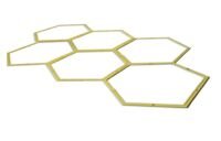 Dunlop - hexagon speed ladder  - Agility Grid  - 6 Stuks