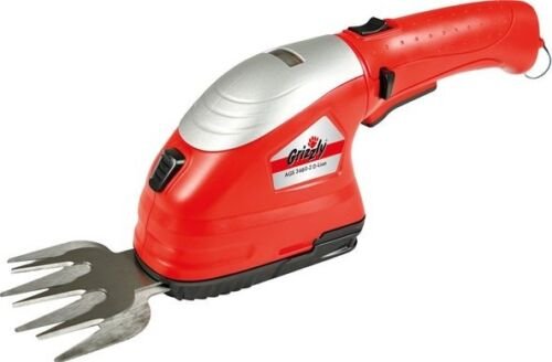Hanseatic -  Grasstruikschaar - Met accu AGS 3680 - Rood