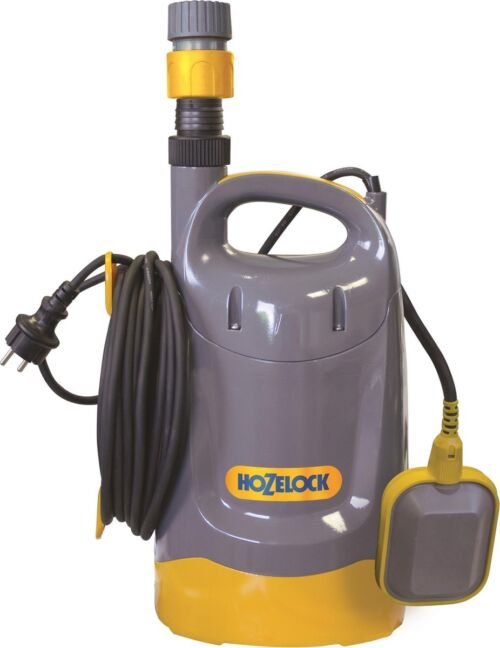 Hozelock  3-in-1 Dompelpomp met 5m aanzuigdiepte- 7500L - Vuil en Schoon water