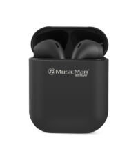 MusicMan Draadloze stereo in-ear koptelefoon zwart