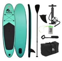 Pacific Special Edition Sup Board met GRATIS Waterproof Telefoonhoesje - Extra Stevig - 285 cm - Groen - Tot 100 kg