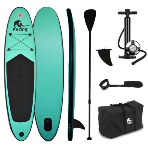 Pacific Ocean Green Sup Board - Special Edition -  285 cm - 6 Delig- Groen