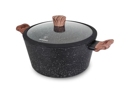 Westinghouse Kookpan Ø28 cm Black Marble Wood
