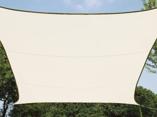 Perel Schaduwdoek / Zonnezeil Rechthoek - 2x3m - Crème