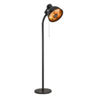 Perel Terrasverwarmer Staand - 2000W - Lantaarn - 43x70x230 cm