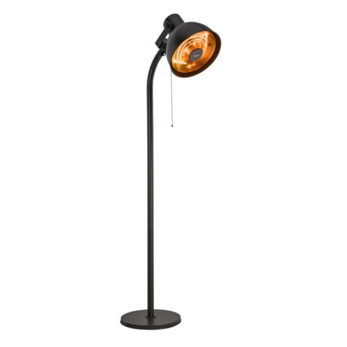 Perel Terrasverwarmer Staand - 2000W - Lantaarn - 43x70x230 cm