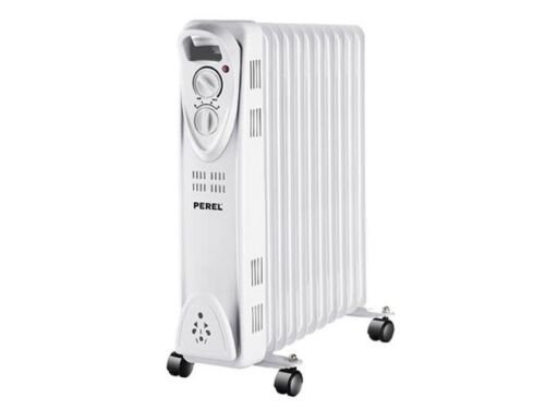 Perel Olieradiator- Met wielen - 3 warmtestanden - 11 Ribben - Voor 27m²