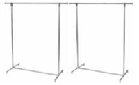 2x Perel Metalen Kledingrek - 120x50x120 cm - Max 75kg