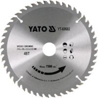 YATO Cirkelzaagblad Ø216 mm - 48T - binnendiameter - 30 mm