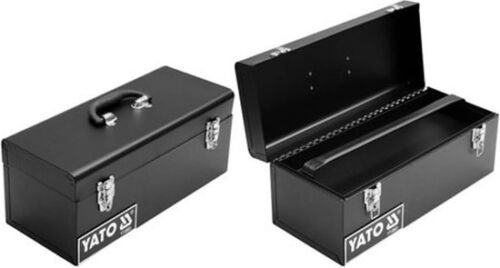 Yato Gereedschapskist - Met uitneembaar vak - 42.8 x 18 x 18 cm - Afsluitbaar - Gewicht: 3 kg - Zwart