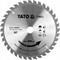 YATO Cirkelzaagblad Ø185 mm - 36 T - binnendiameter 20 mm