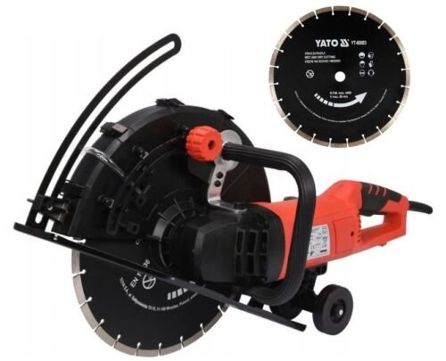YATO Betonzaag - 2600W - 350 mm met extra diamanten zaagblad