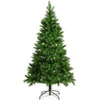 Casaria Kunstkerstboom - MET Standaard - zonder Verlichting - PVC - 180cm hoog