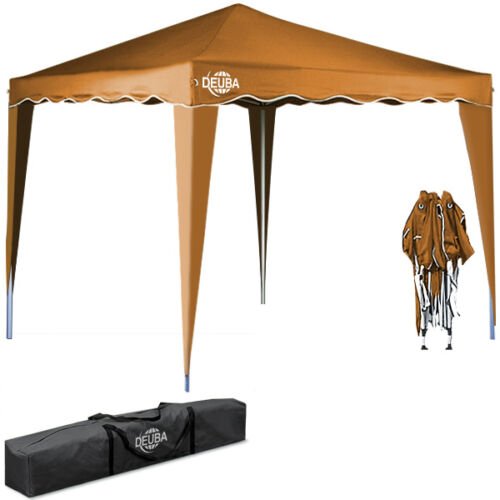 Casaria Vouwpaviljoen. party tent  Capri - Popup lichtbruin 3x3m