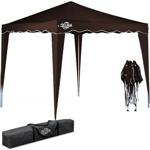 Casaria Vouwpaviljoen. party tent  Capri - Popup donkerbruin 3x3m