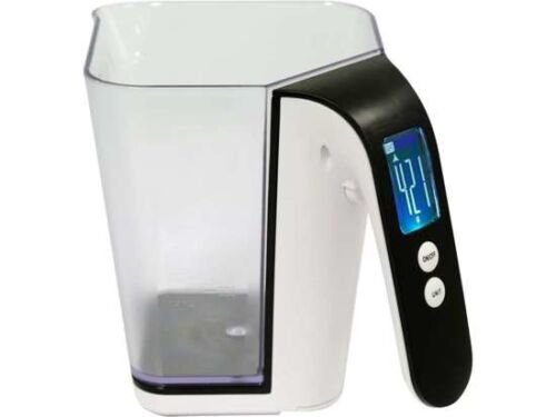 Lund Digitaal Keukenweegschaal 68364 - Maatbeker - Wit - 2 KG - Tot 1200ML