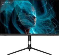 Game Hero 27 inch 4K Ultra HD Monitor 90° kantelbaar - 144hz - 1 milliseconde - Zwart