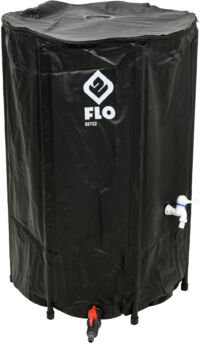 FLO Opvouwbare regenton MET Overloopbeveiliging- 250L - 60 x 60 x 88 cm