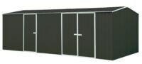 Absco Highlander Garage - Metalen Tuinhuis - 596x300x230 cm