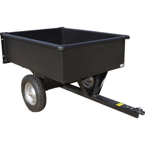 Turfmaster Aanhangwagen met gelaste bak - max. 226 Kg - RVS - Met kiepbak