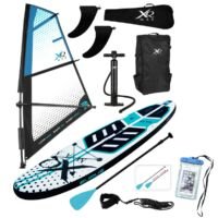 XQ max Sup Board met GRATIS Waterproof telefoonhoesje - Extra Stevig  - 305cm - Blauw