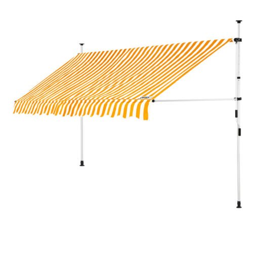 Detex klem luifel Geel/Wit 350cm
