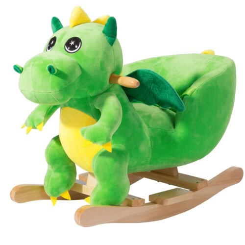 Spielwerk Schommelstoel kinderen dino met veiligheidsgordel