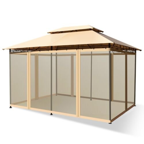 Coast Outdoor Paviljoen met Verwijderbare Gaas Zijwand & Daken 3