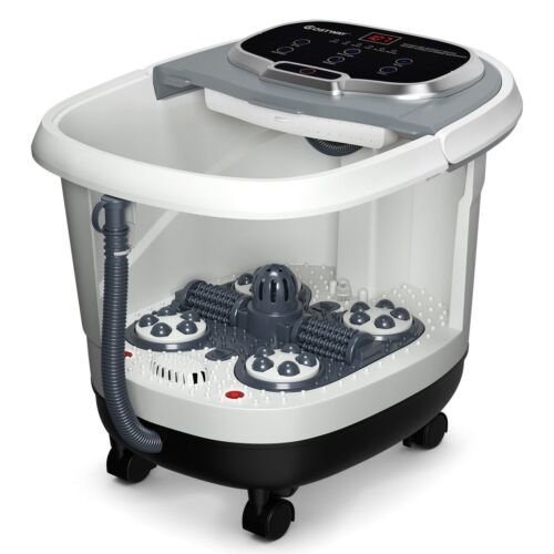 Coast Massage Voetenbad - Elektrisch Voetbad Met Bubbelfunctie - 6 Massagerollen - 37