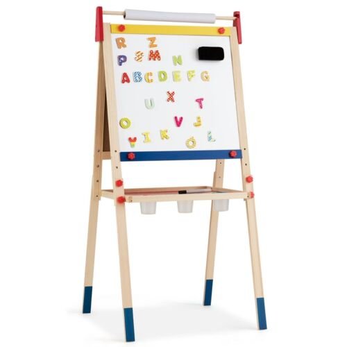 Coast 3-in-1 Schilderbord Voor Kinderen Dubbelzijdig Whiteboard & Krijtbord - 60 x 55 x 112