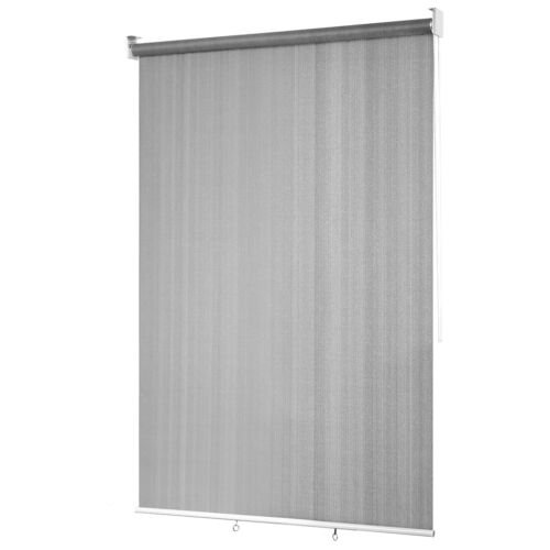 Coast Buitenzonwering met UV-bescherming Buitenrolgordijn 121x181 cm Grijs