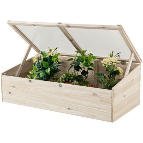 Coast Kleine Plantenkas Hout Draagbaar - 100 x 50 cm