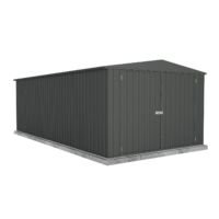 Absco Metalen Garage - 596x300x206cm - Vorstbestendig (levertijd van circa 4 weken)