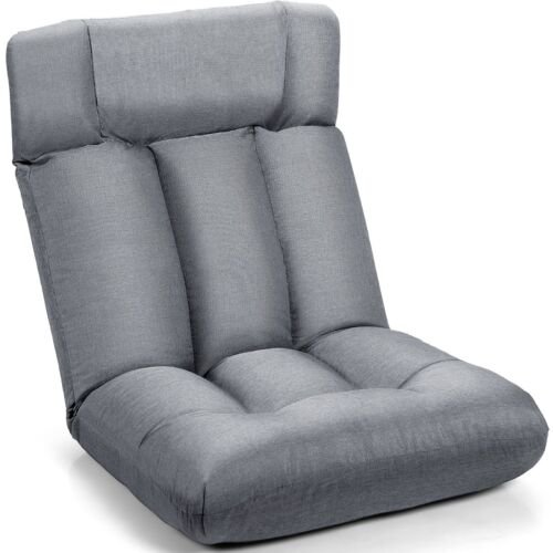Coast Vloerstoel Tatami Slaapstoel Relax Stoel Recliner Functie - Grijs