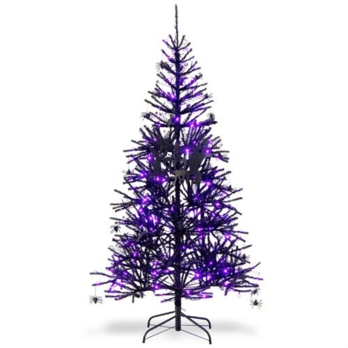Coast 183 cm Hoge Kerstboom  MET LED -verlichting - Zwart