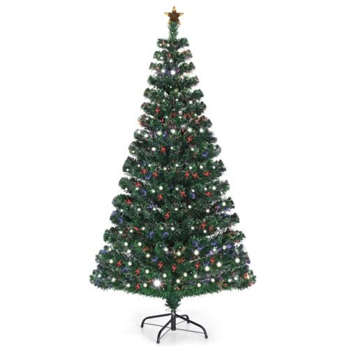 Coast Kerstboom Met Hoge Kwaliteit PVC Naalden - INCLUSIEF Verlichting Met 8 Knipperstanden - Groen - 150 cm