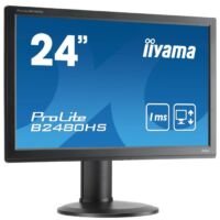 Iiyama B2480HS - 24 inch - 1920x1080 - DVI - HDMI - VGA - Zwart