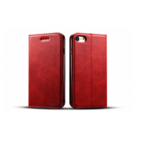 iPhone 7/ 8 Hoesje - 100% Leer - Donker Rood