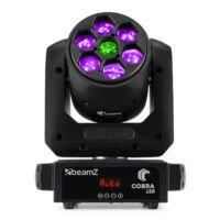 Retourdeal - BeamZ Cobra160 -100 Watt Spot Moving Head met 6x 10 Watt