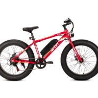 Avon X6 250w E-bike Fatbike 250w Motor 24 Inch Rood Gratis Rijklaar Bezorgd