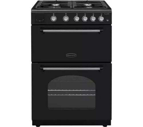 Rangemaster Classic Gasfornuis 60cm Zwart | Nieuw (outlet)